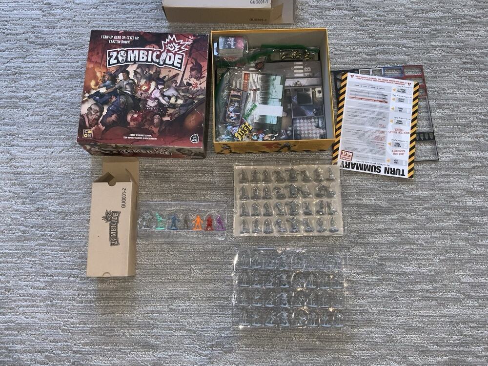 ZOMBICIDE Base Set 1st Edition Board Game 2014 - Complete Excellent Condition
